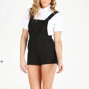 Blackmilk PUSH IT SHORT OVERALLS